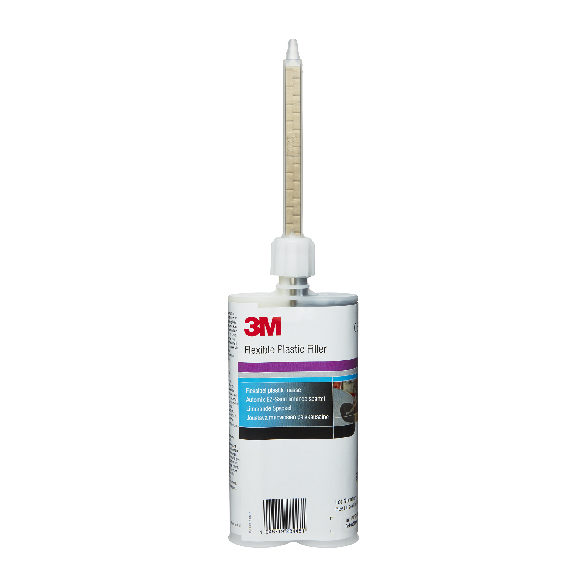 3M 05887 EZ Sand Mehrzweck-Reparaturmaterial 200ml Kartusche inkl.1 Mischdüse (1Stk)