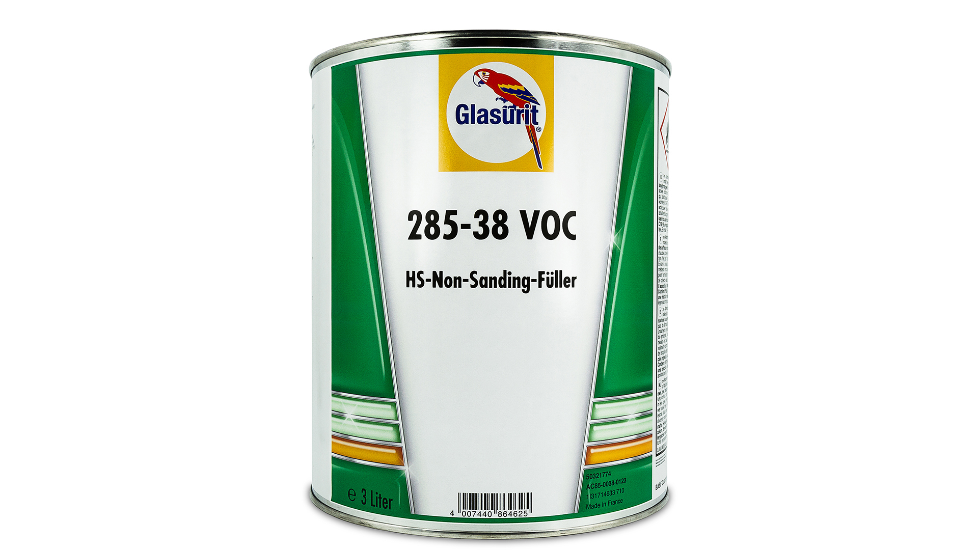 Glasurit HS-Non-Sanding-Füller VOC weiß 3L Nachfolger P-U-43