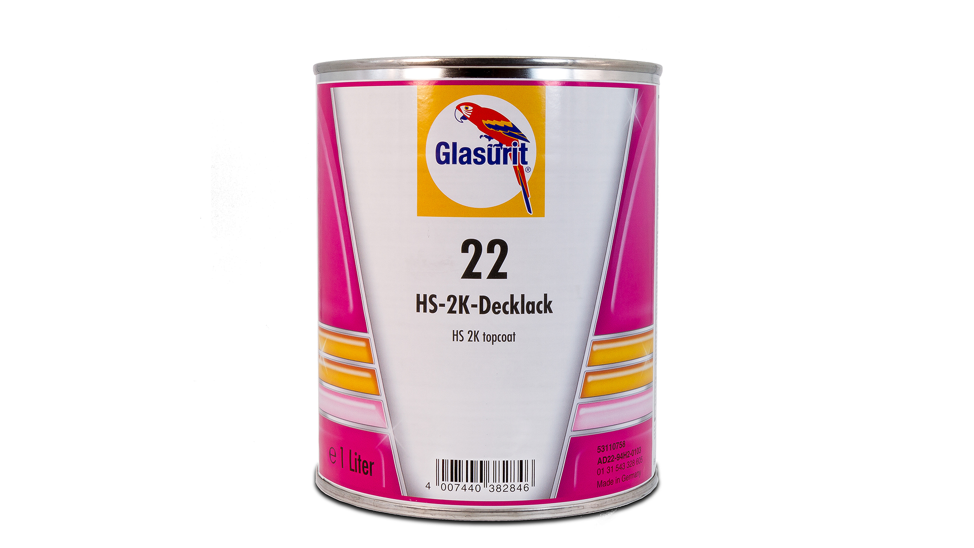 Glasurit 22-HS-Mischlack Abtönblau PG 2 / 1L