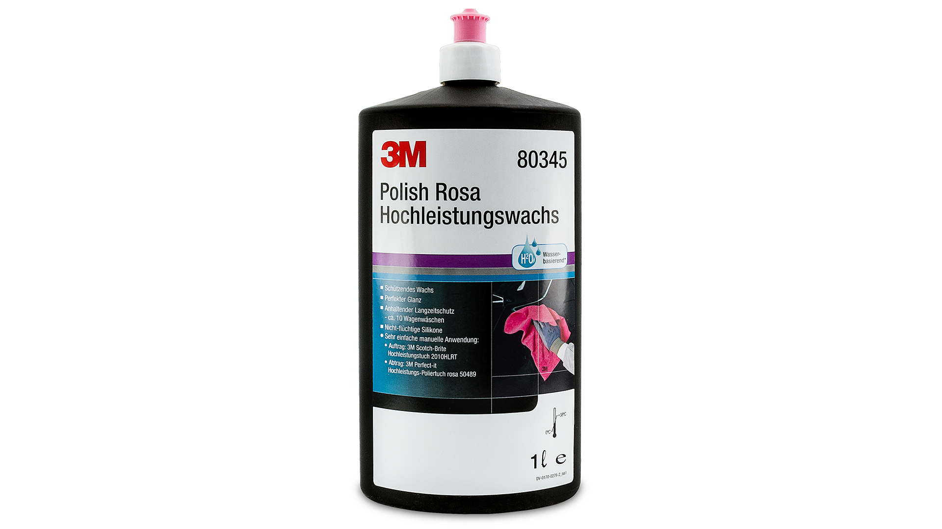 3M Polish Rosa Hochleistungswachs (1 Liter)