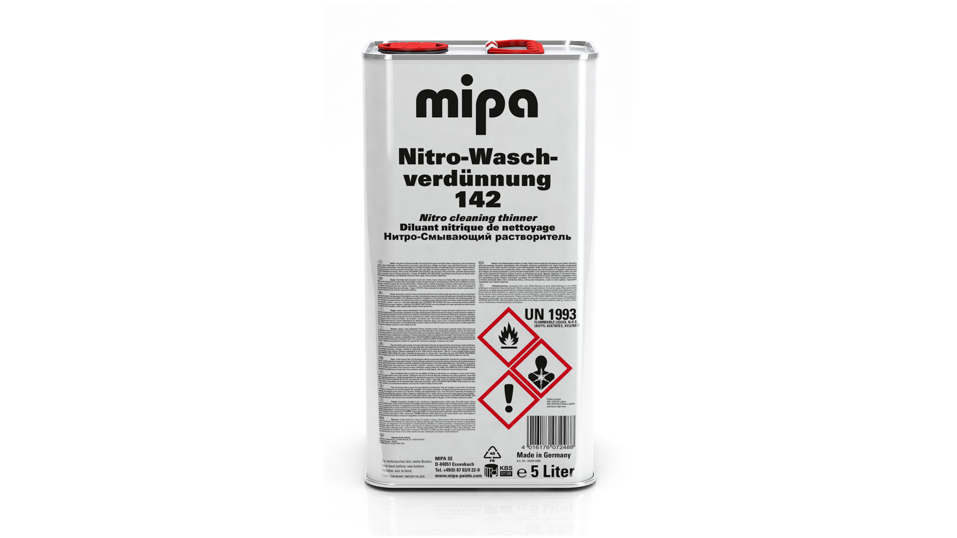 Mipa Nitro Waschverdünnung 142 (6 Liter)
