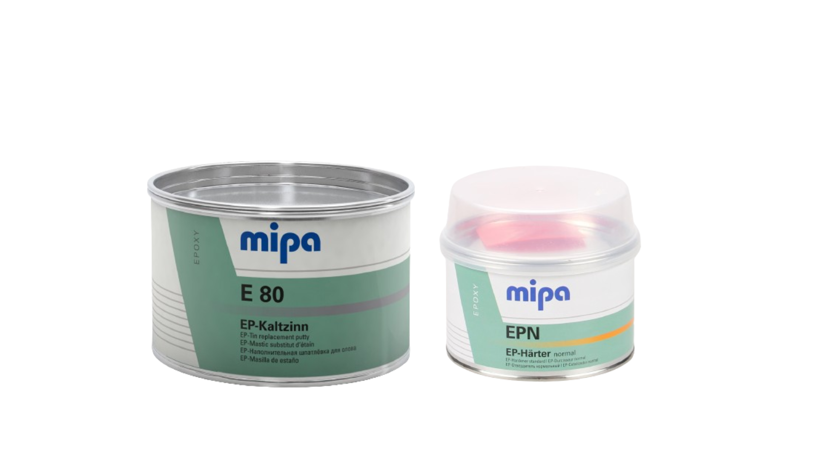 Mipa E 80 Kaltzinn (1kg) + Härter Komponente B (500g)