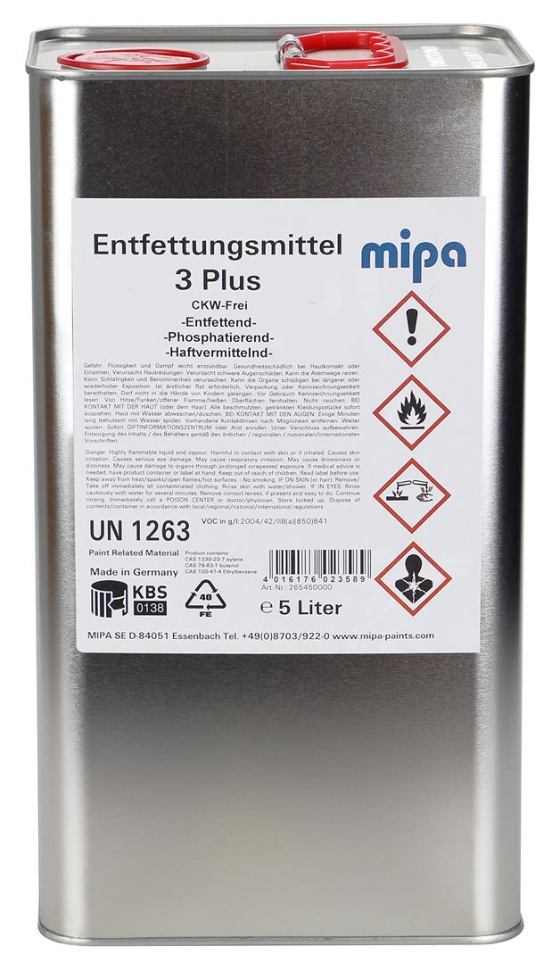 Mipa Entfettungsmittel 3 Plus (5l)