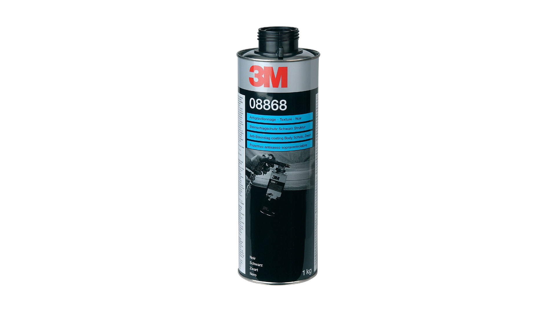 3M Steinschlagschutz mit Struktur schwarz 08868 (1l)