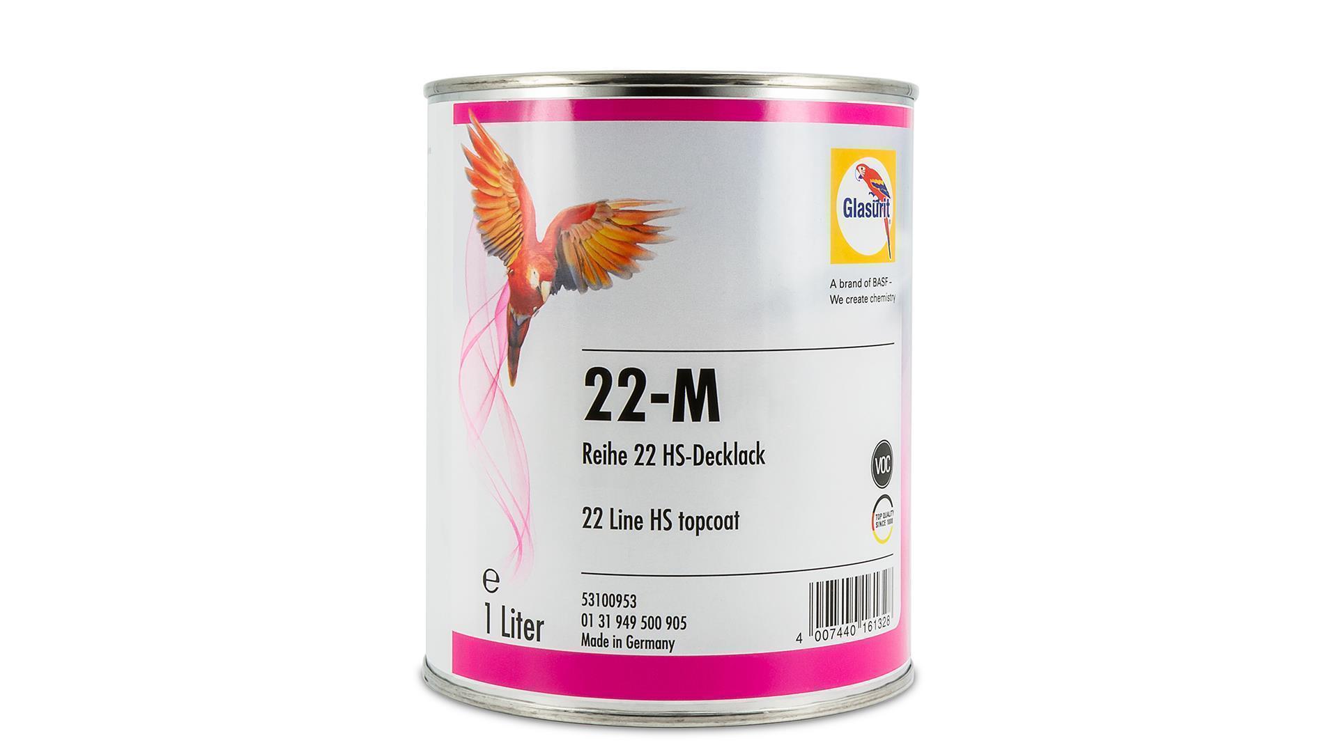 Glasurit 22-HS-Mischlack blau PG 3 / 1L