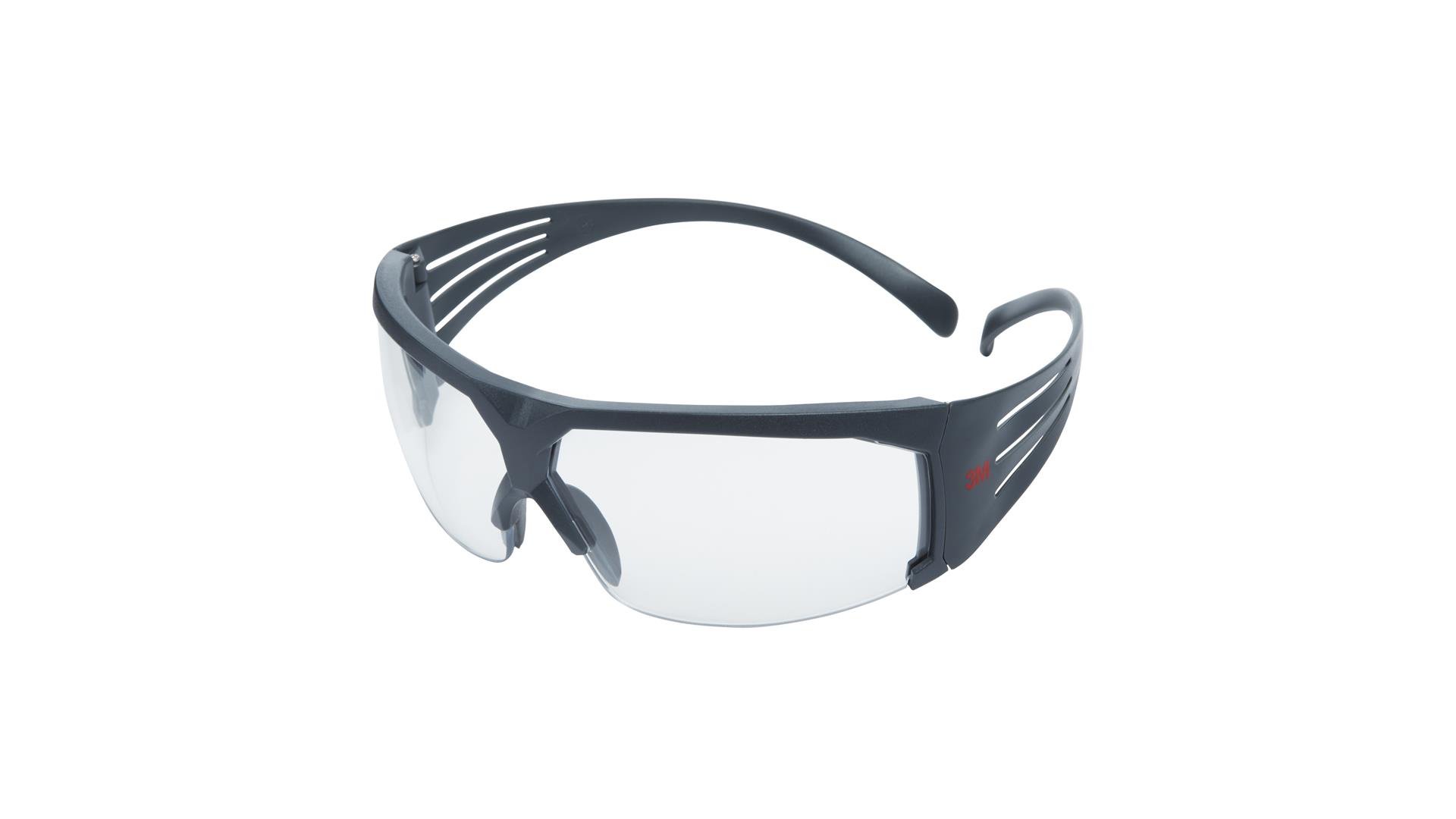 3M SecureFit Schutzbrille grauer Rahmen robuste Antikratz-Beschichtung (1 Stk)