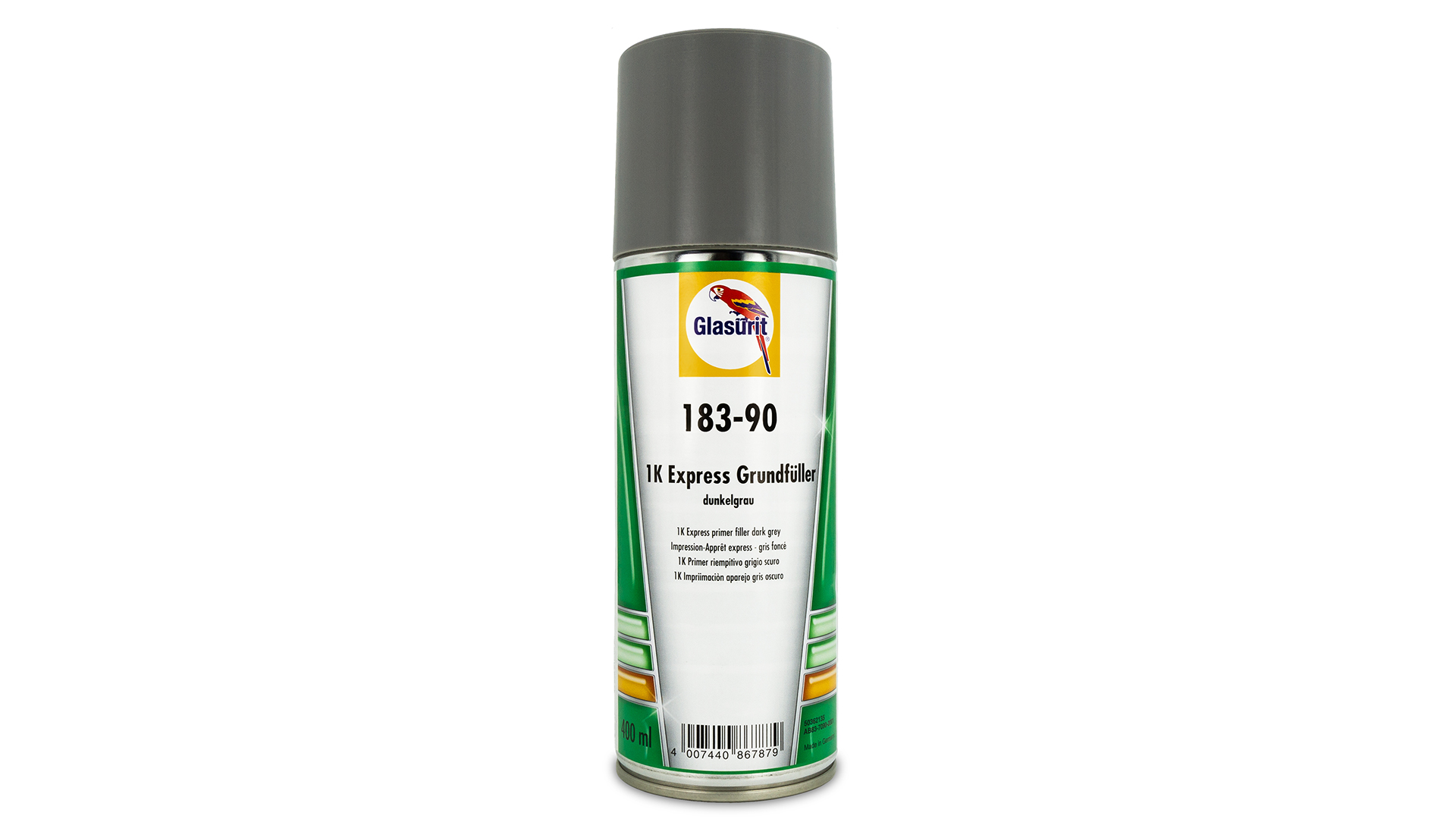 Glasurit 1K Express Grundfüller 183-90 dunkelgrau Spray (400ml)